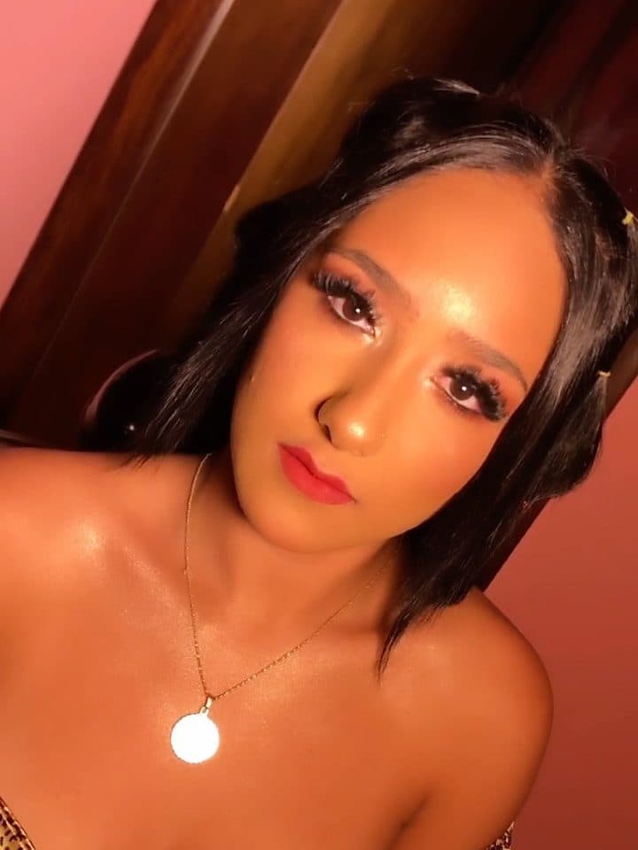 Maquiagem social feito pela Karol